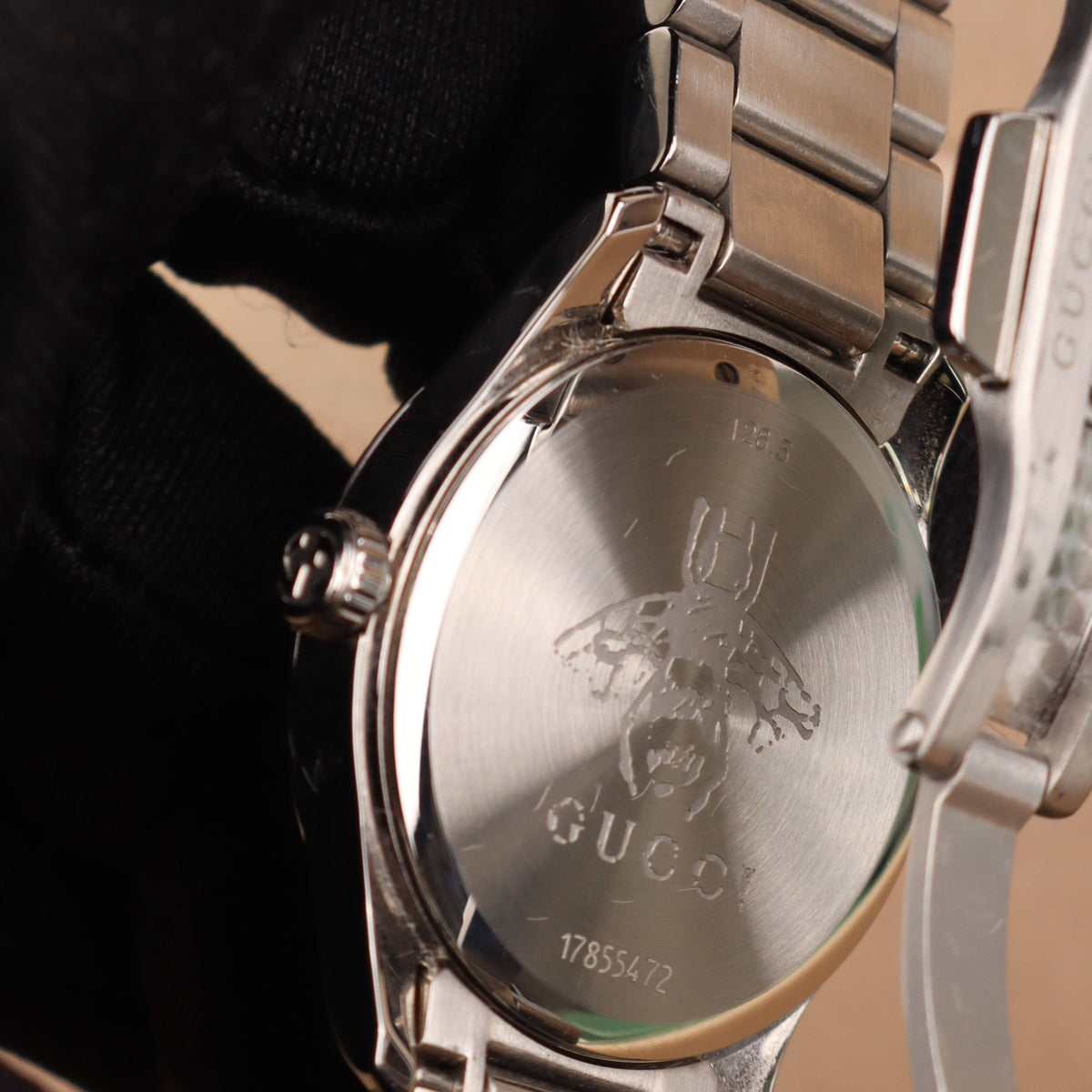 Gucci G-Timeless Cat Stainless Steel 27mm Watch