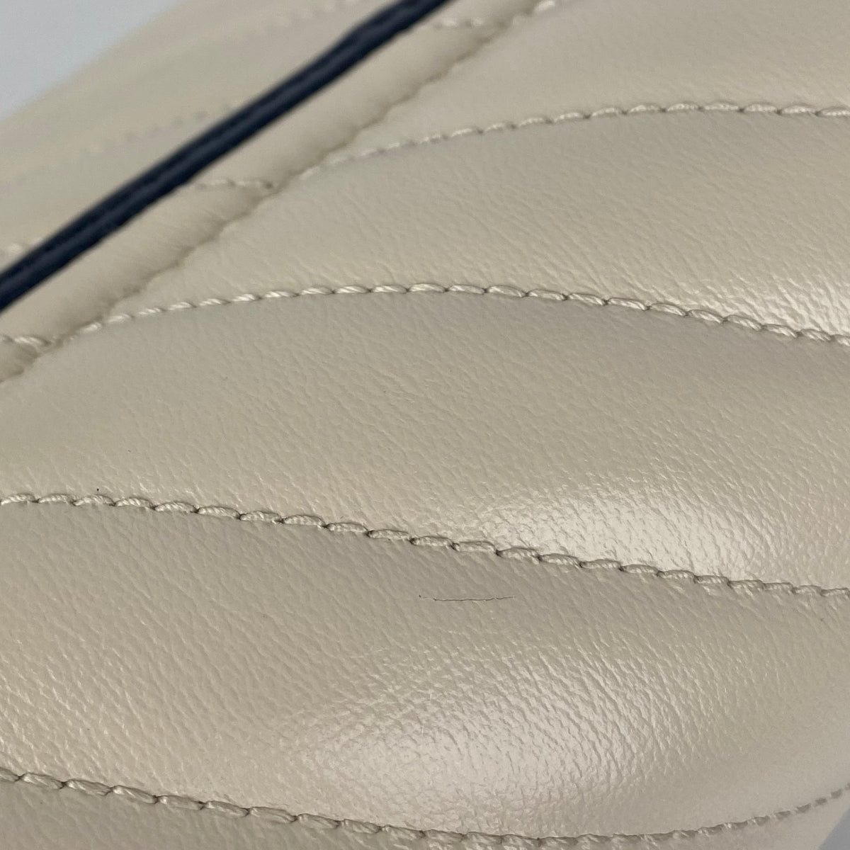 Gucci GG Marmont Torchon White & Blue Shoulder Bag