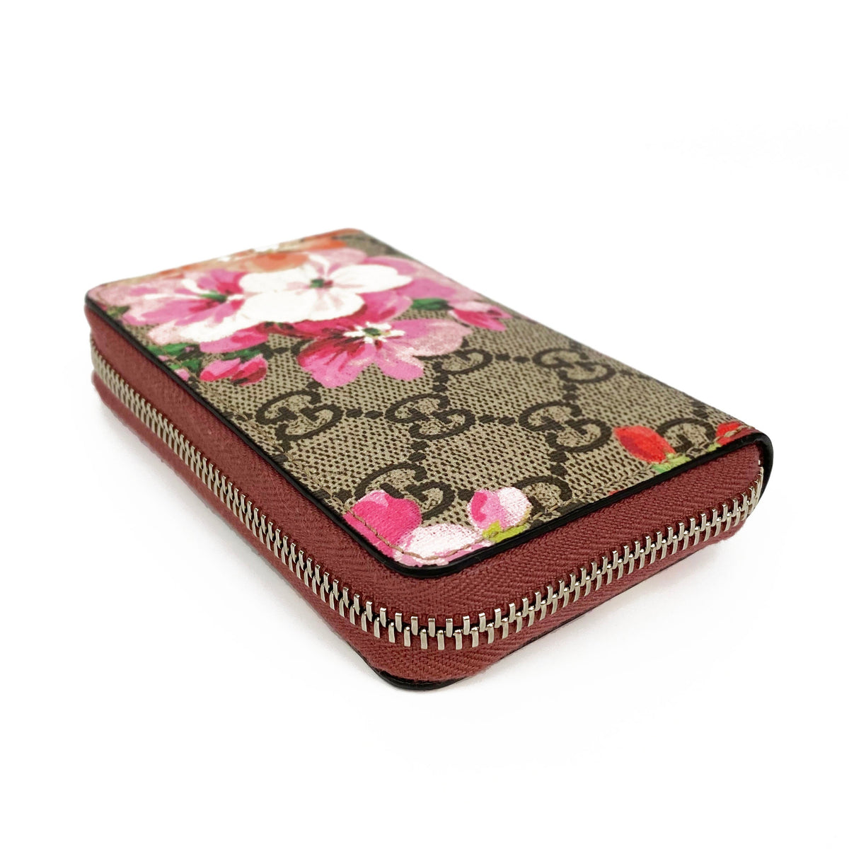 Gucci GG Supreme Blooms Card Case