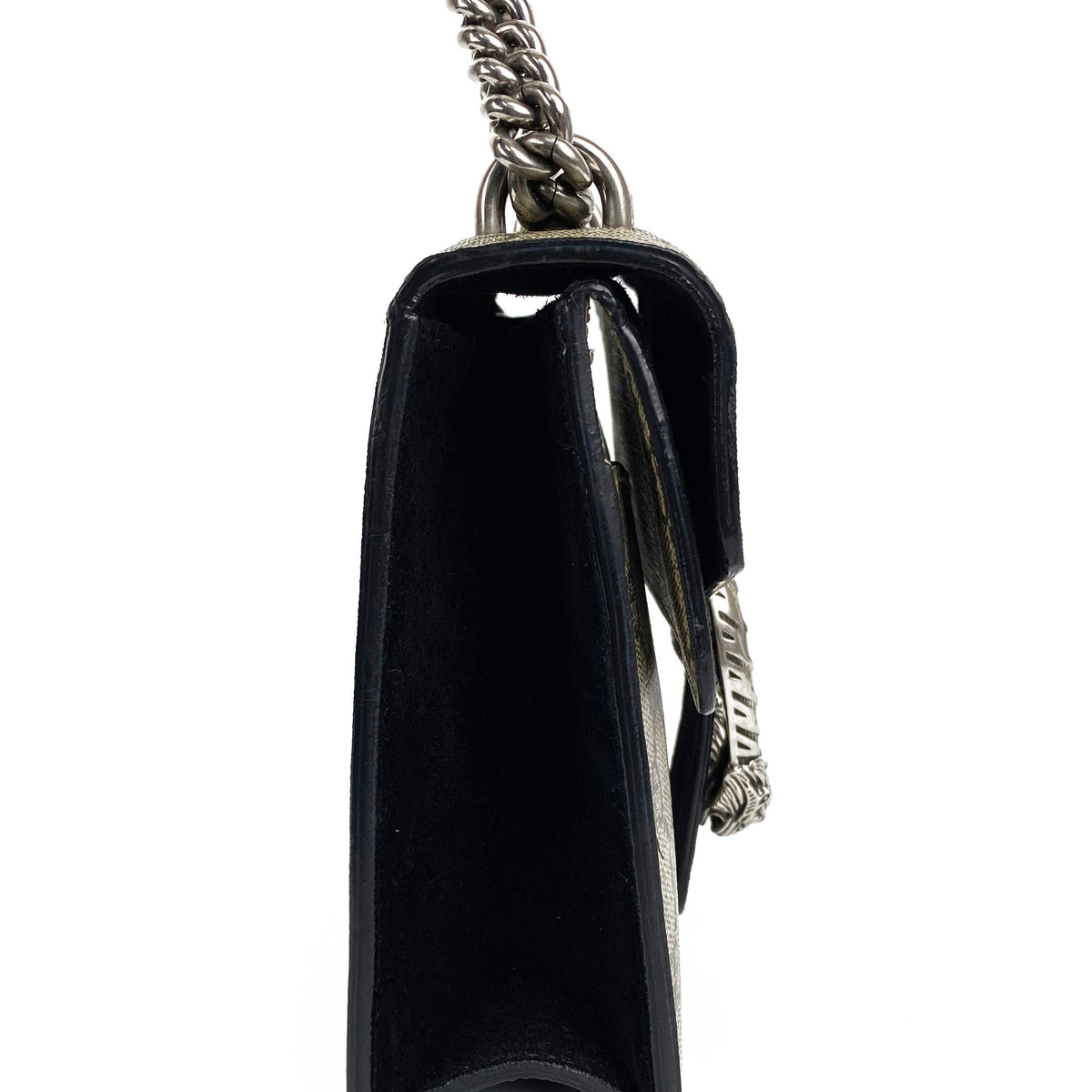 Gucci GG Supreme Mini Dionysus Bag with Black Trim