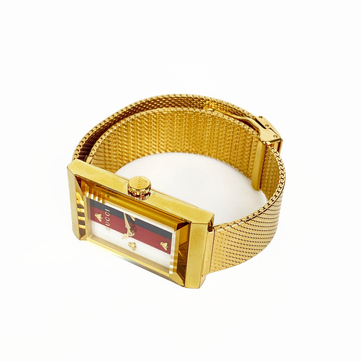 Gucci Gold G-Frame Watch