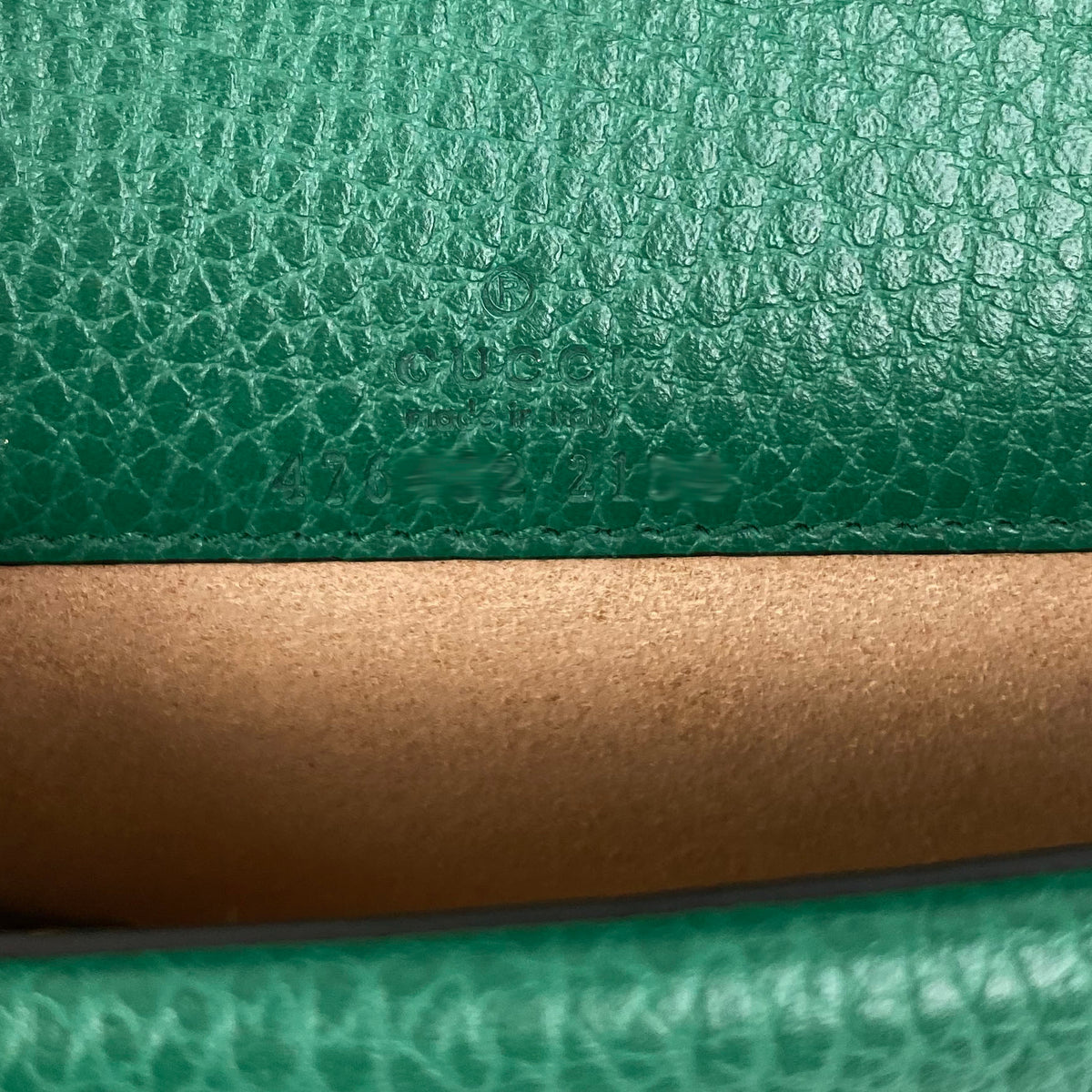 Gucci Green Super Mini Dionysus Bag