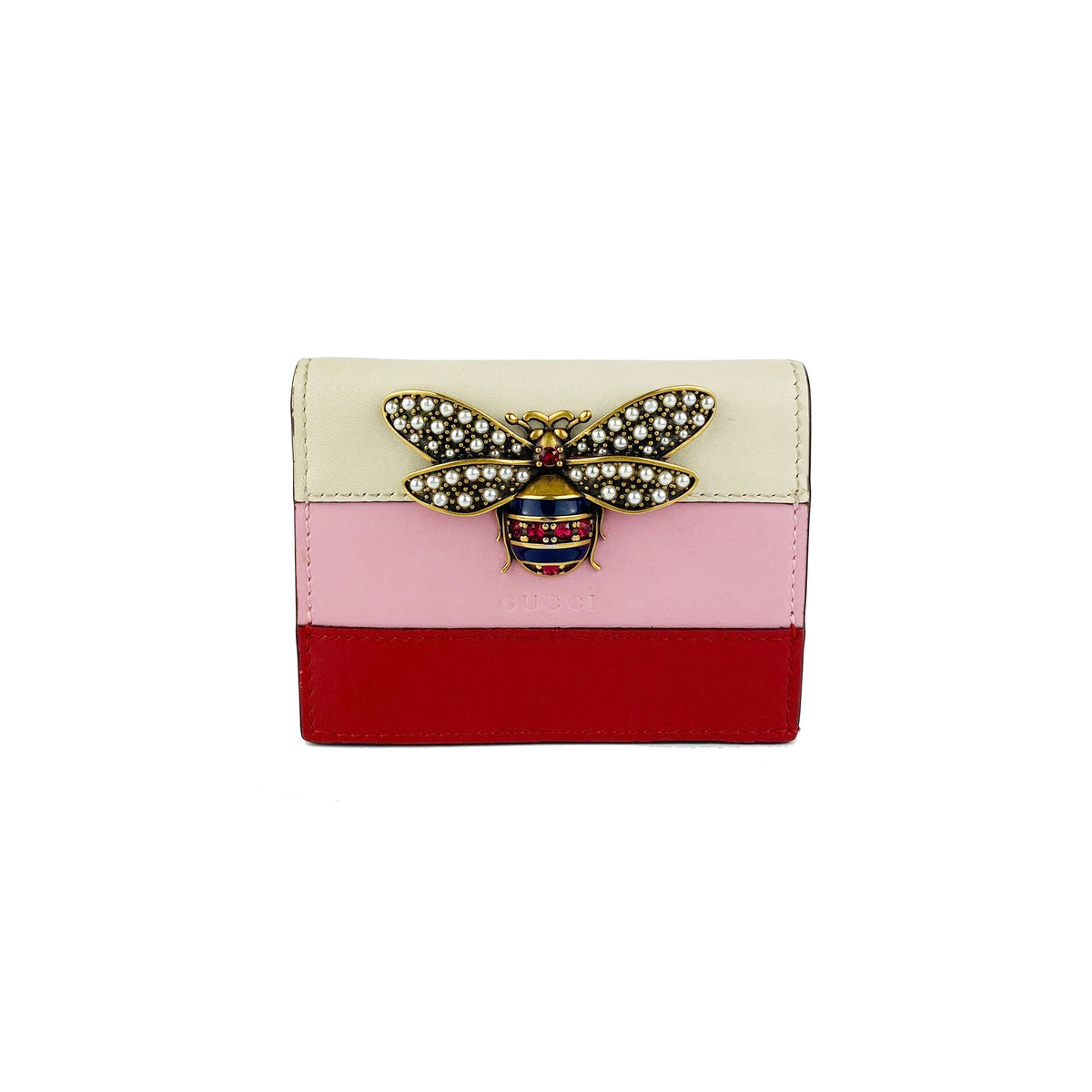 Gucci Lilith Bee Compact Wallet