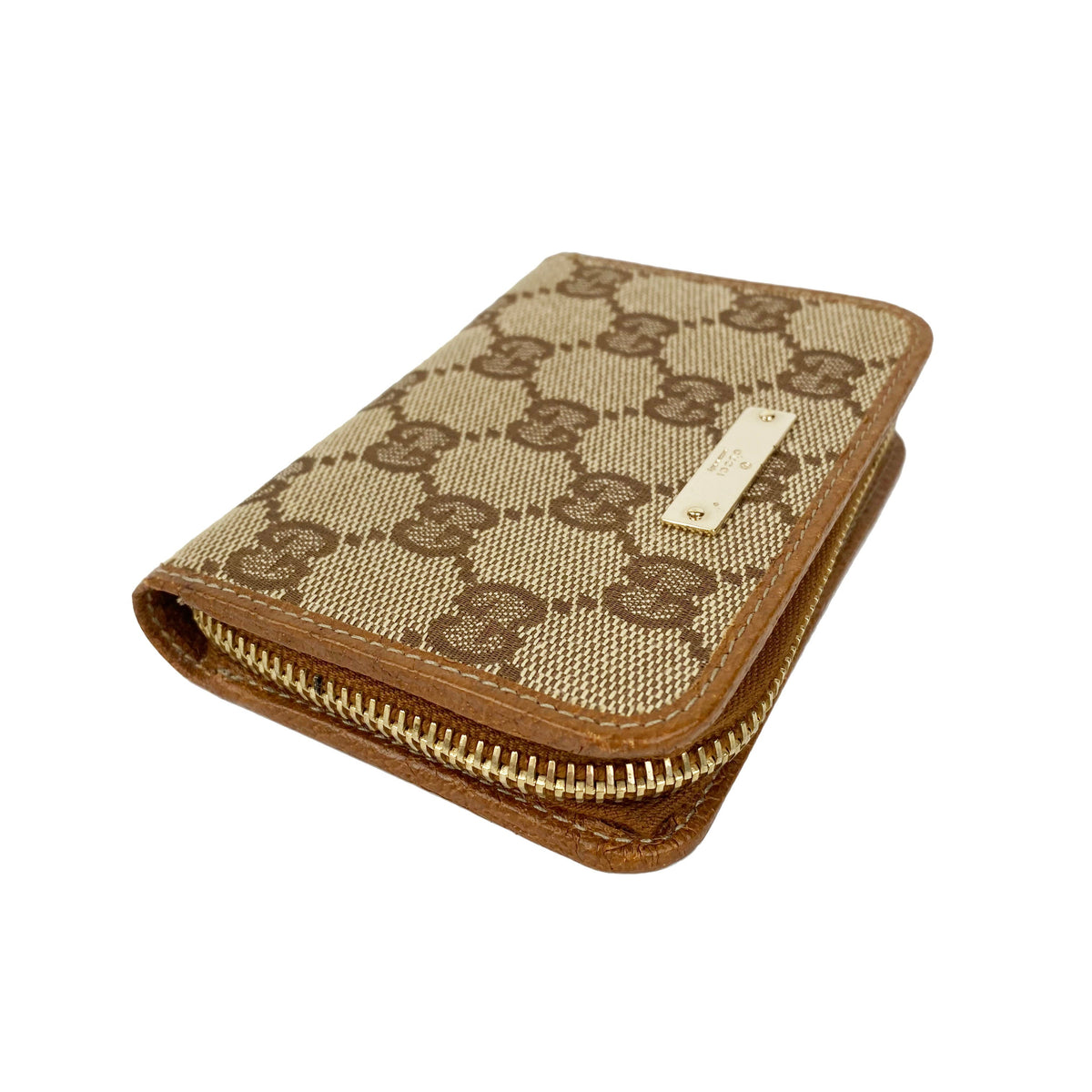 Gucci Monogram Zipped Cardholder
