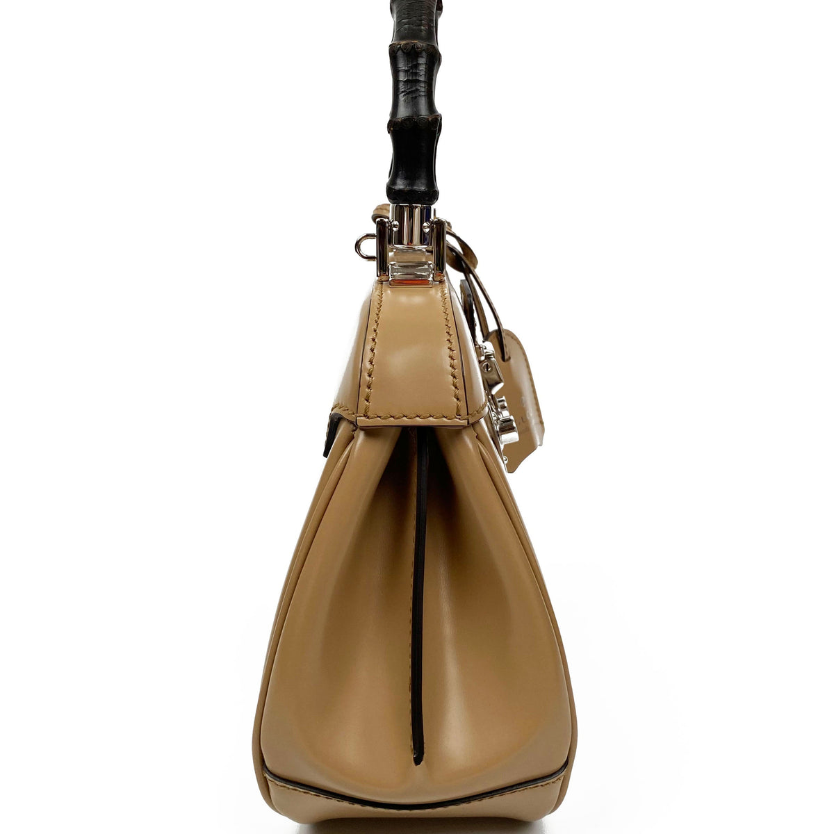 Gucci Nude Bamboo Top Handle Bag