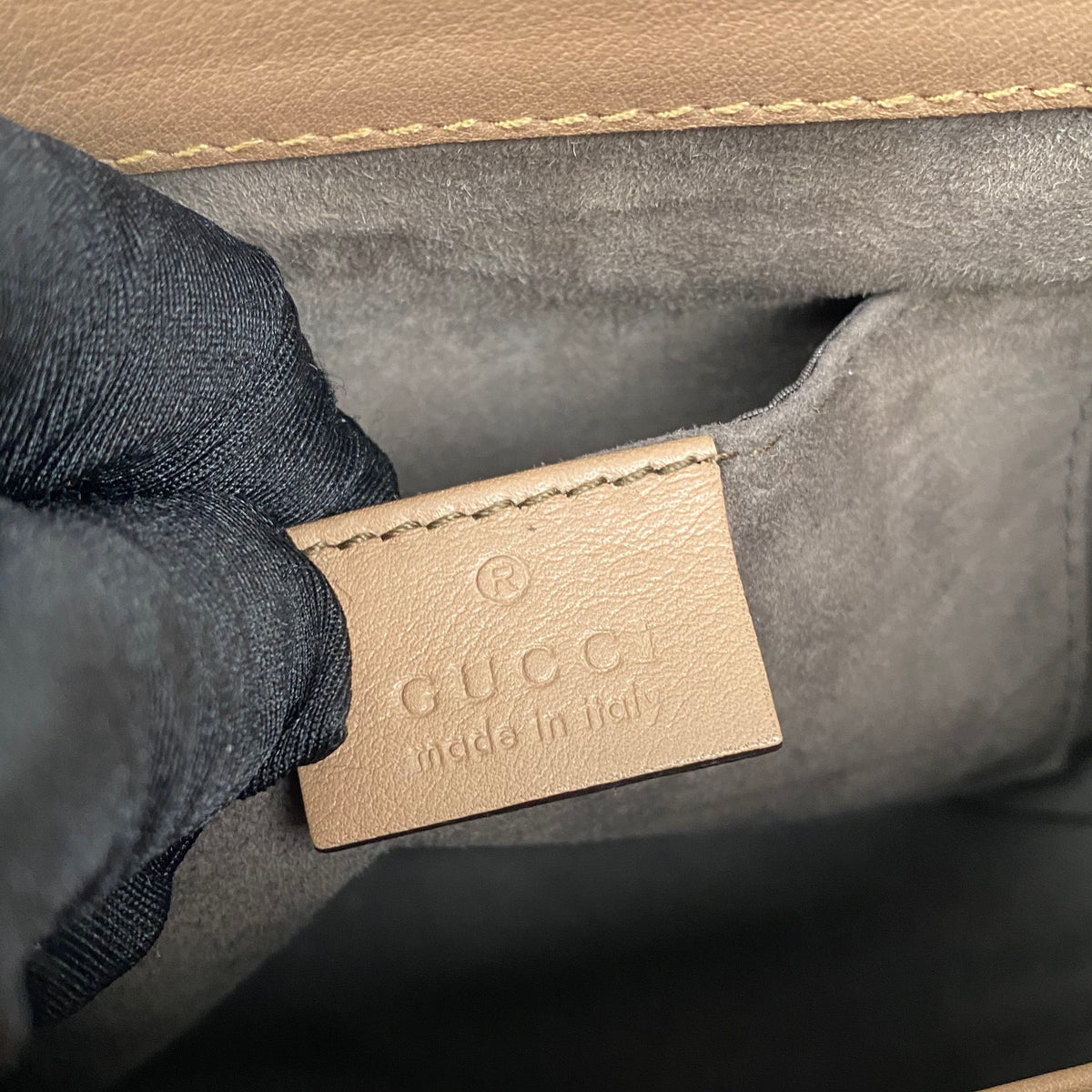 Gucci Nude Bamboo Top Handle Bag