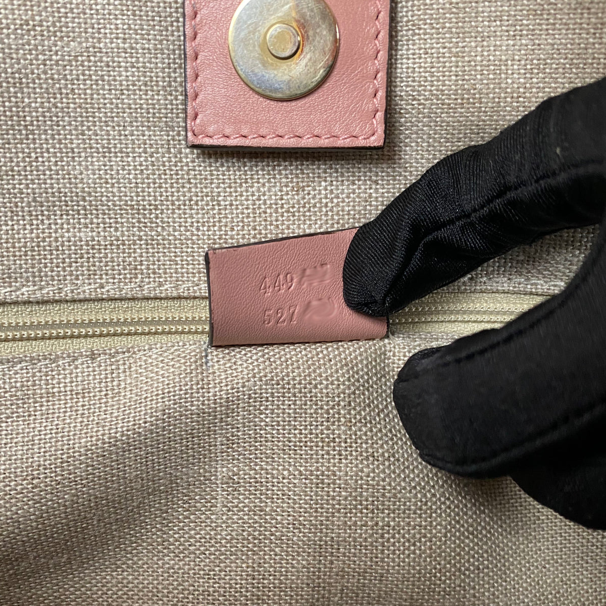 Gucci Pink GG Guccissima Tote Bag