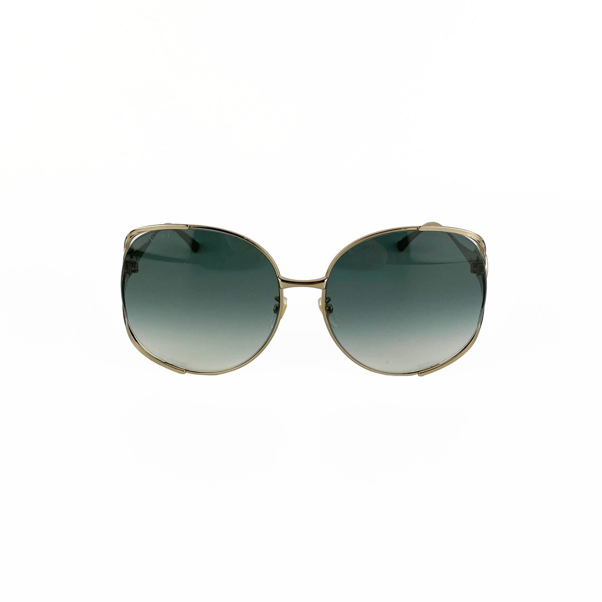 Gucci Round Metal Frame Sunglasses
