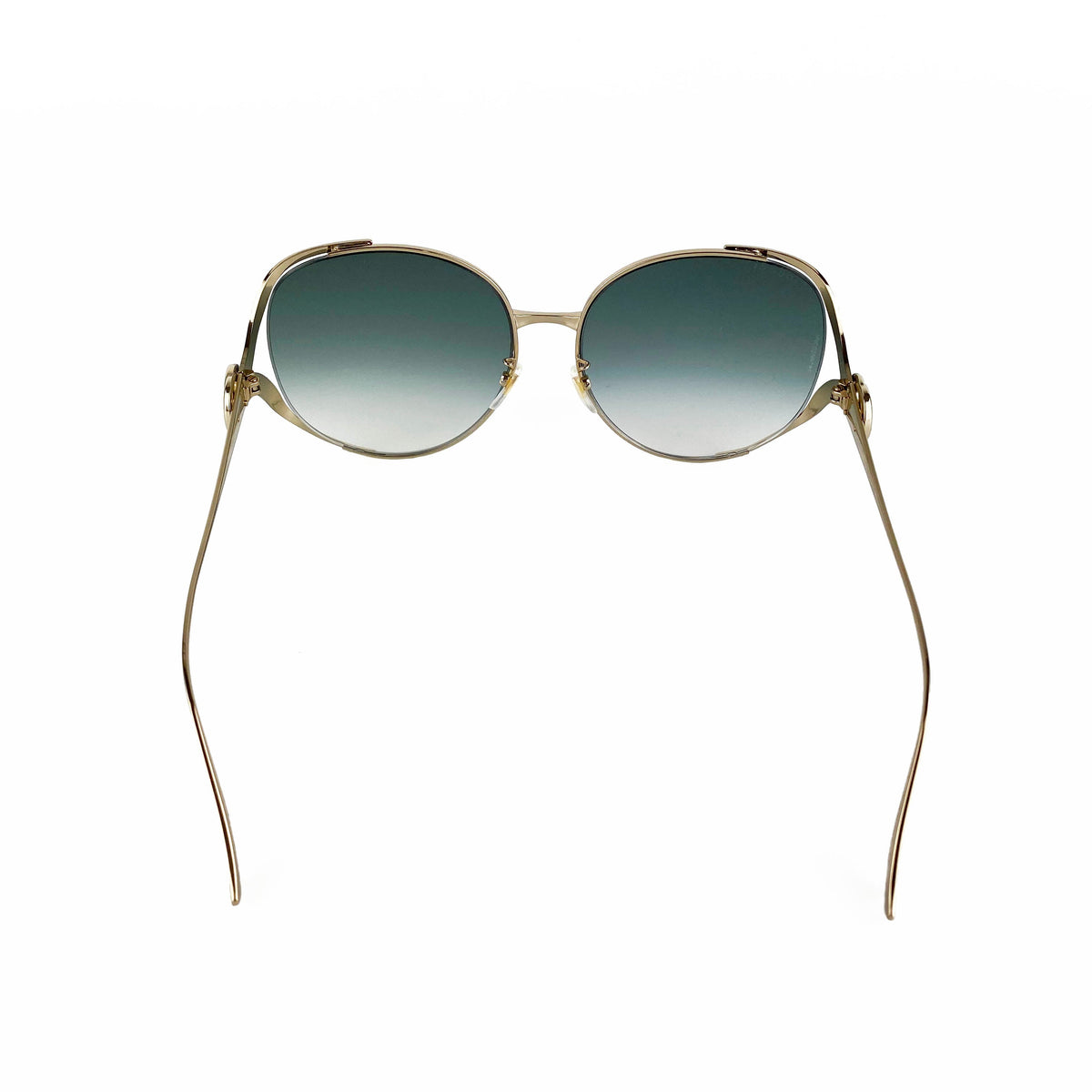 Gucci Round Metal Frame Sunglasses