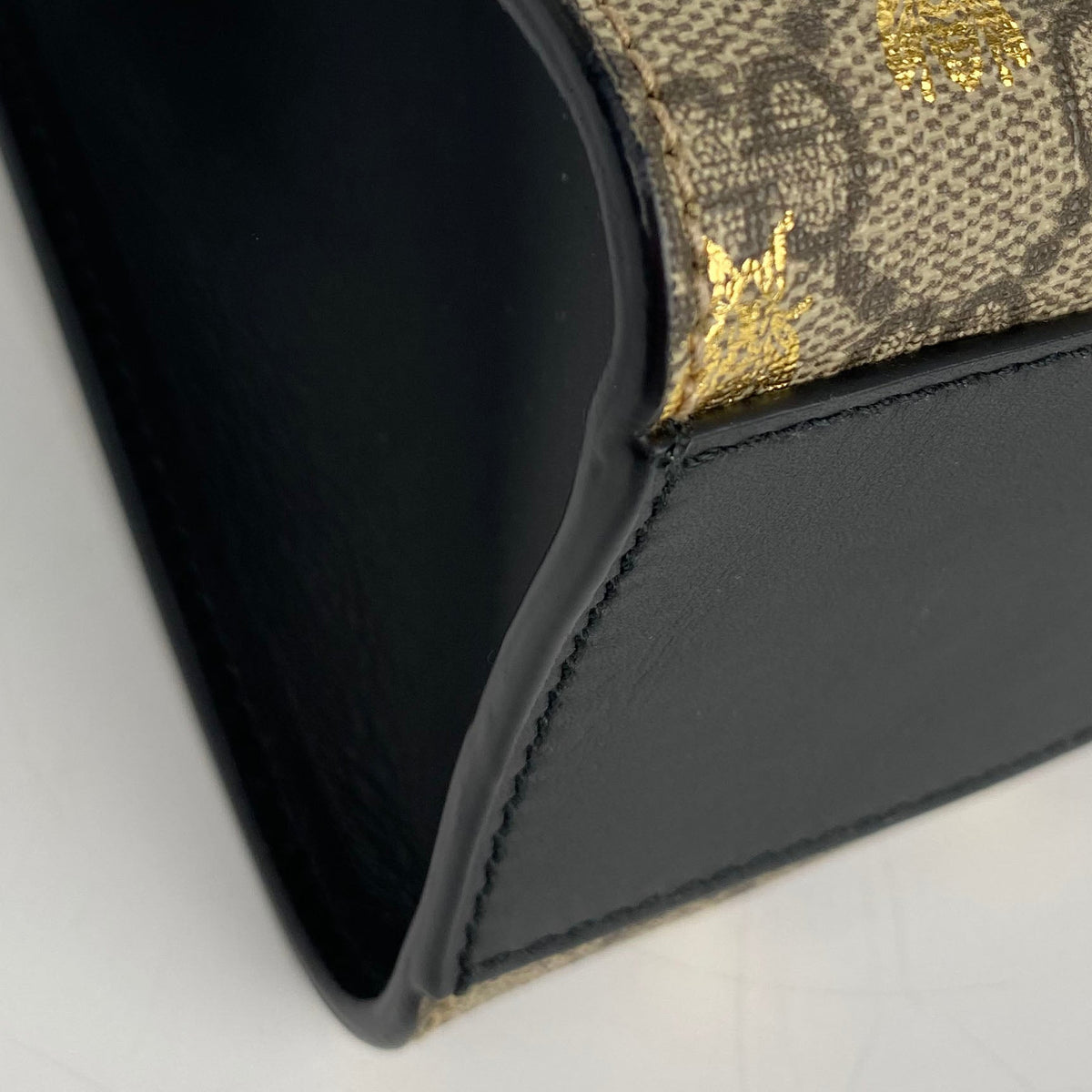Gucci Small Monogram Bees Padlock Bag