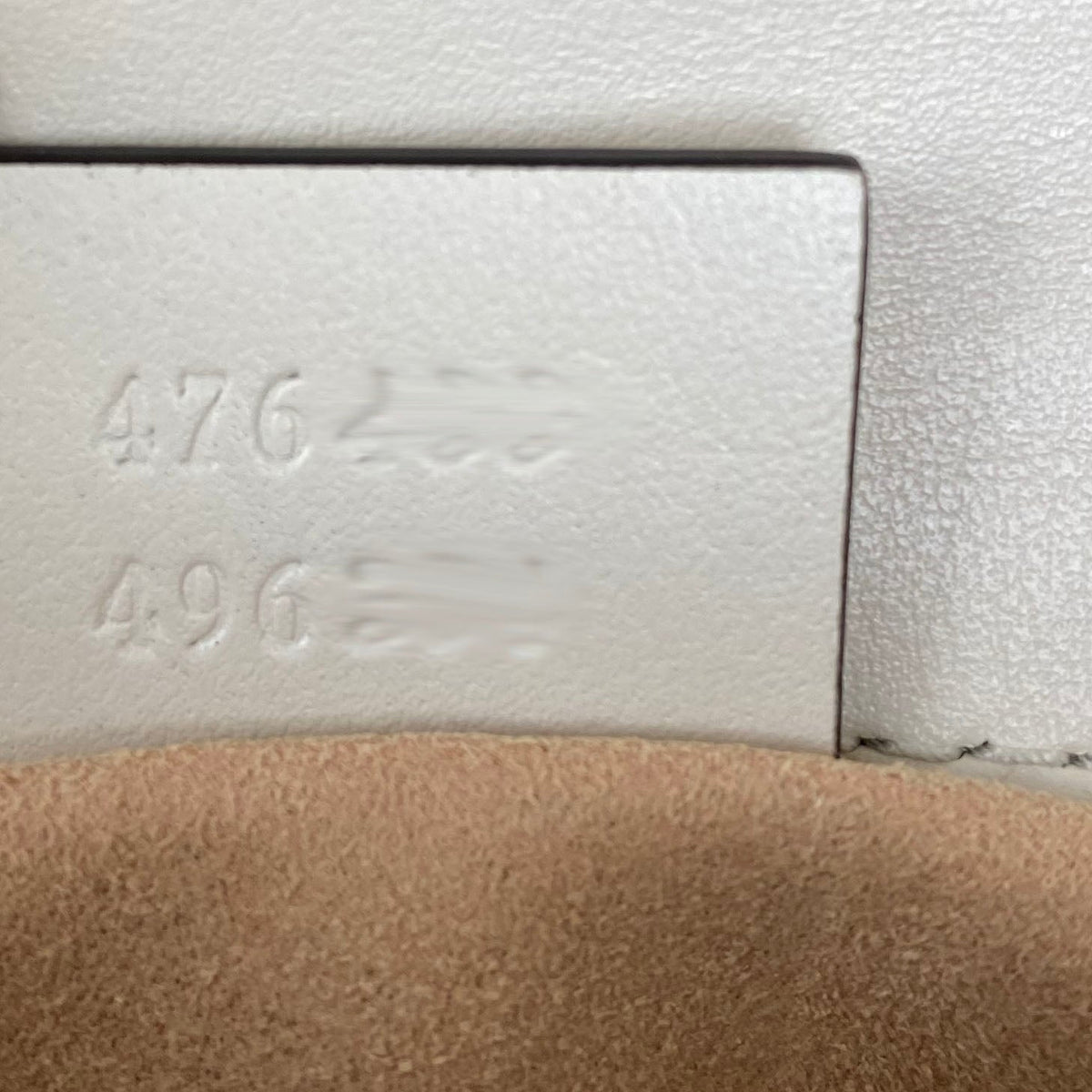 Gucci Super Mini White Marmont Bag