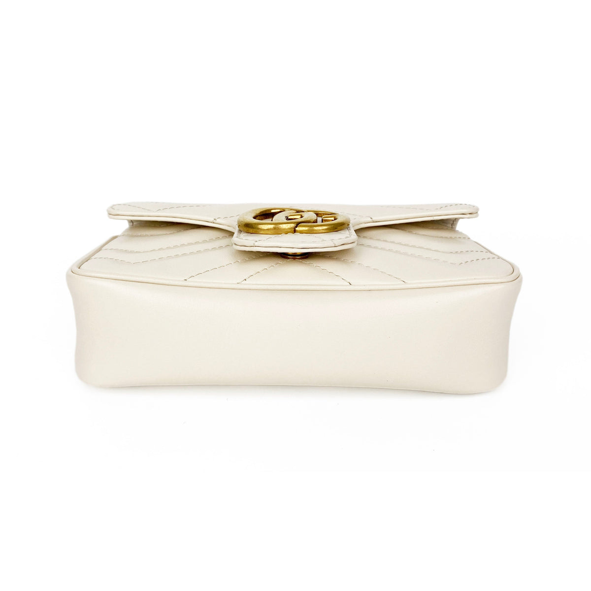 Gucci Super Mini White Marmont Bag