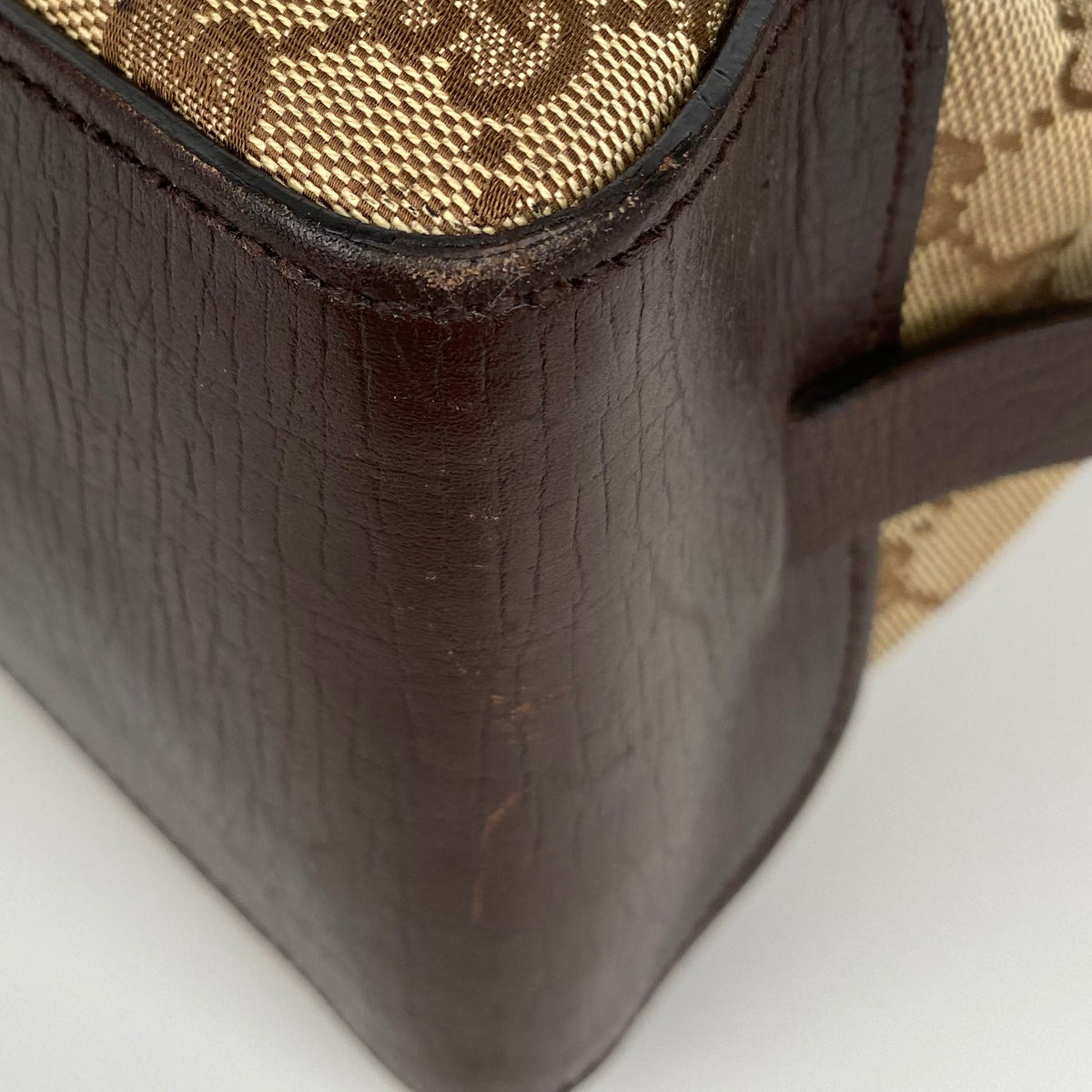Gucci Vintage Belt Monogram Tote Bag