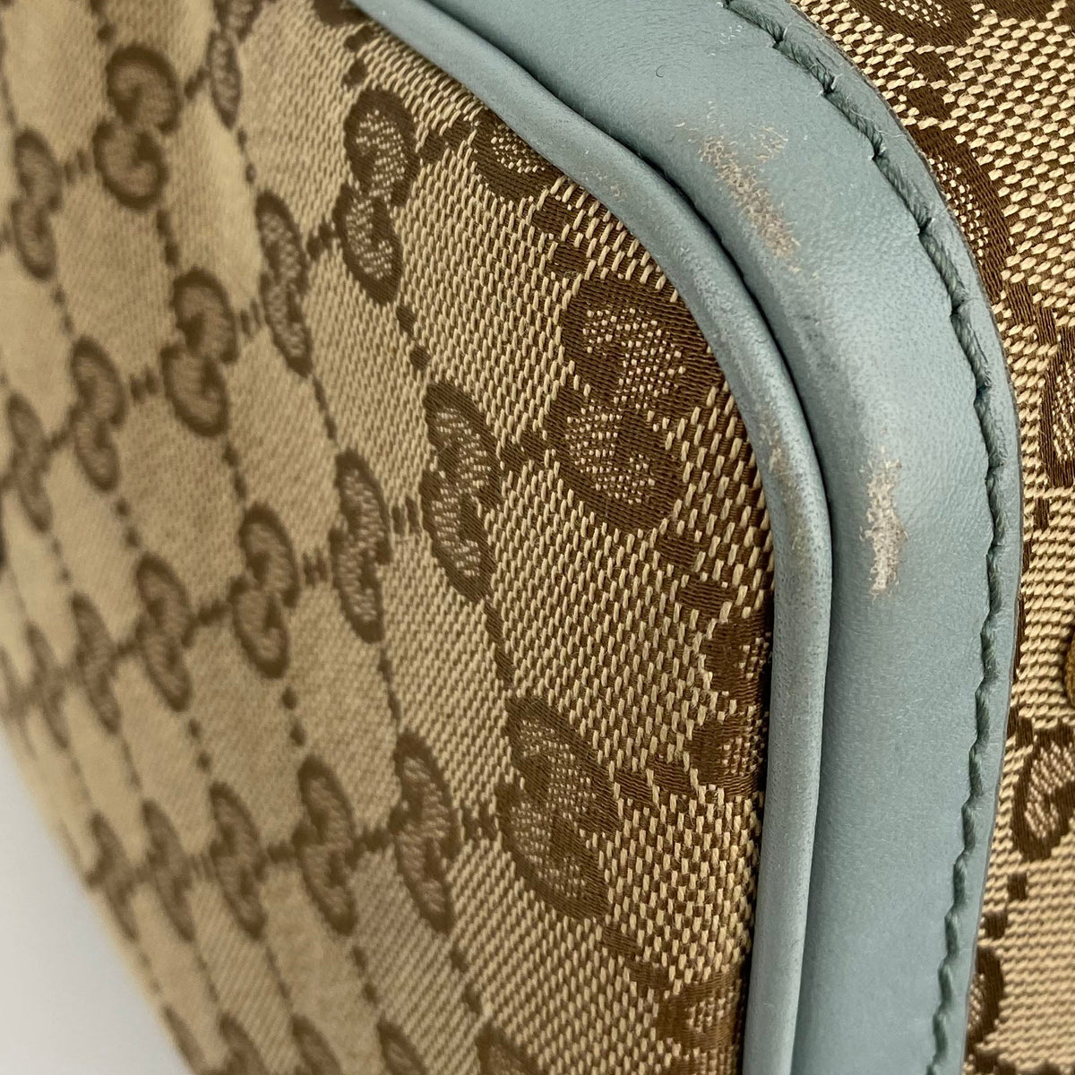 Gucci Vintage GG Monogram Medium Boston Bag