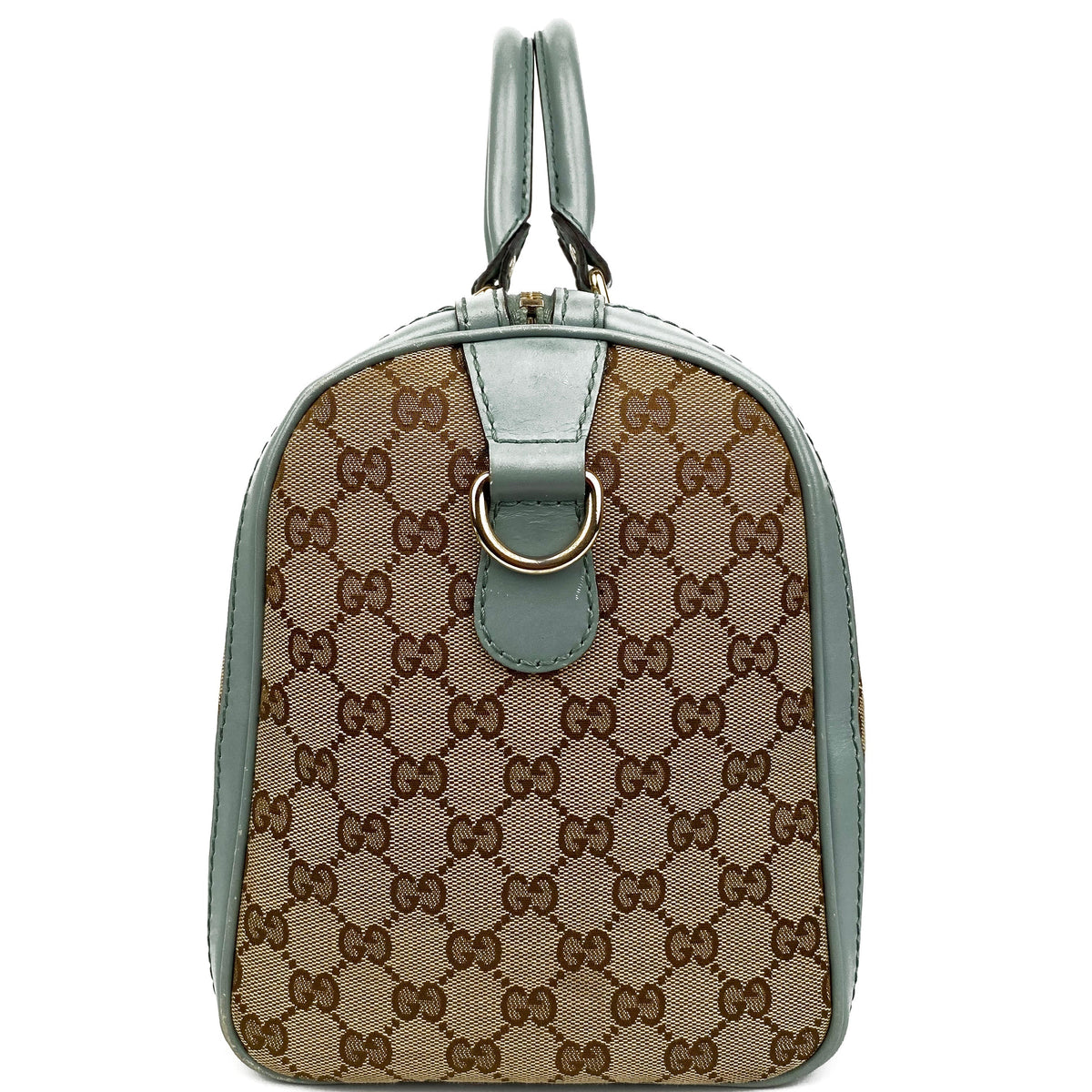 Gucci Vintage GG Monogram Medium Boston Bag