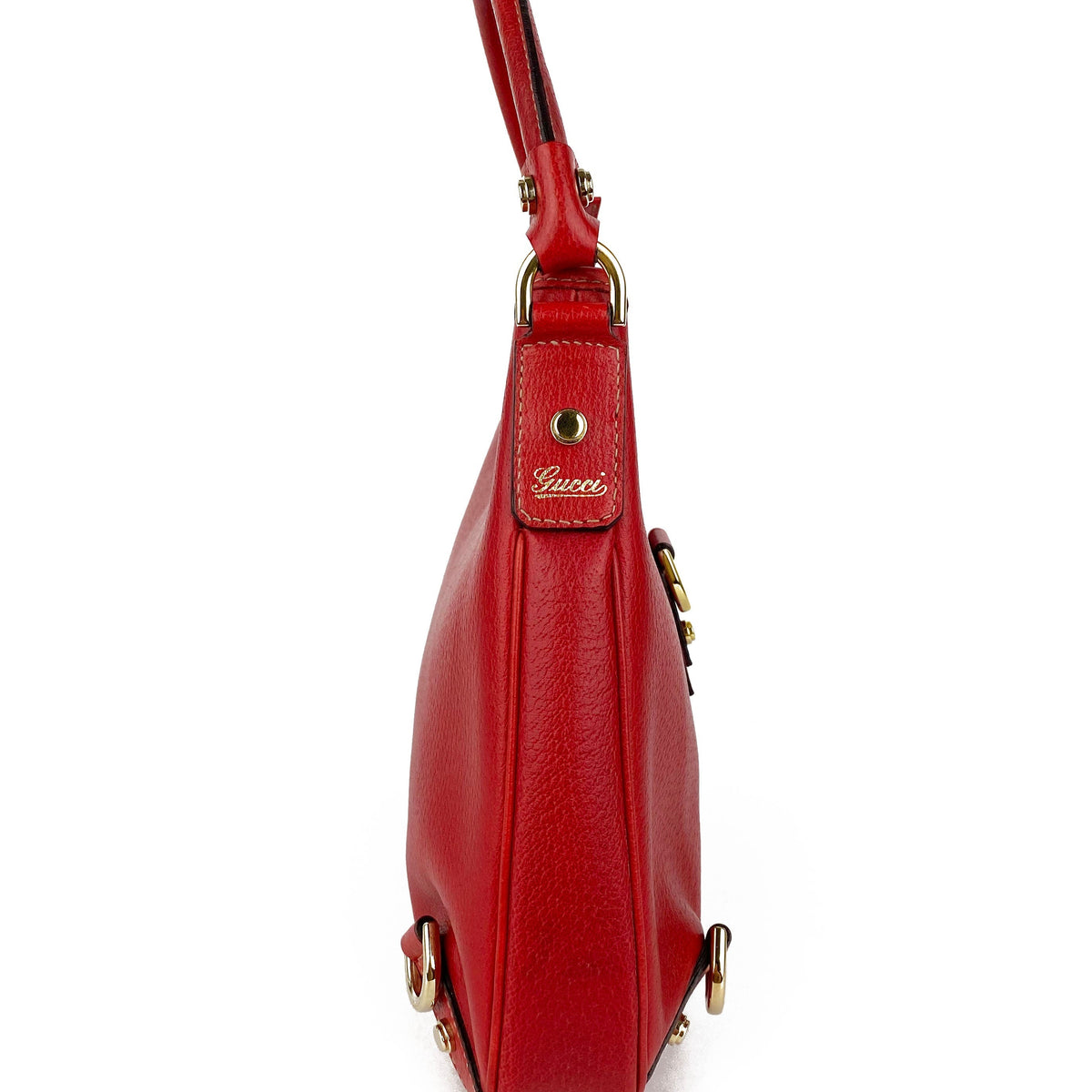 Gucci Vintage Red Hobo Bag