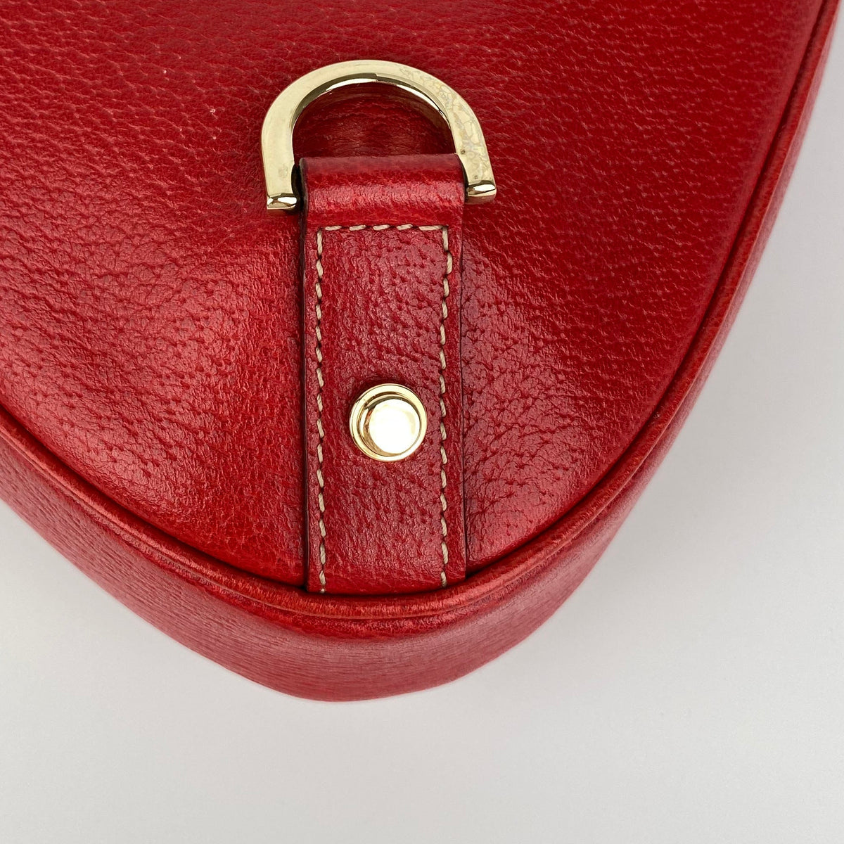 Gucci Vintage Red Hobo Bag