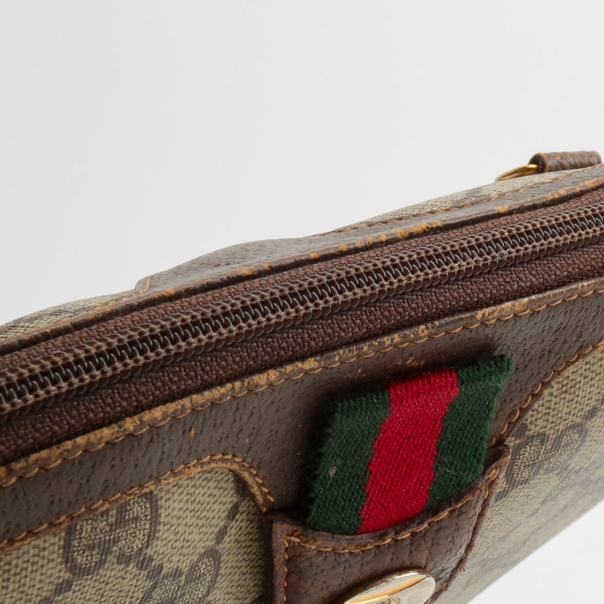 GUCCI Vintage GG Plus Canvas Web Crossbody - FINAL SALE OUTLET