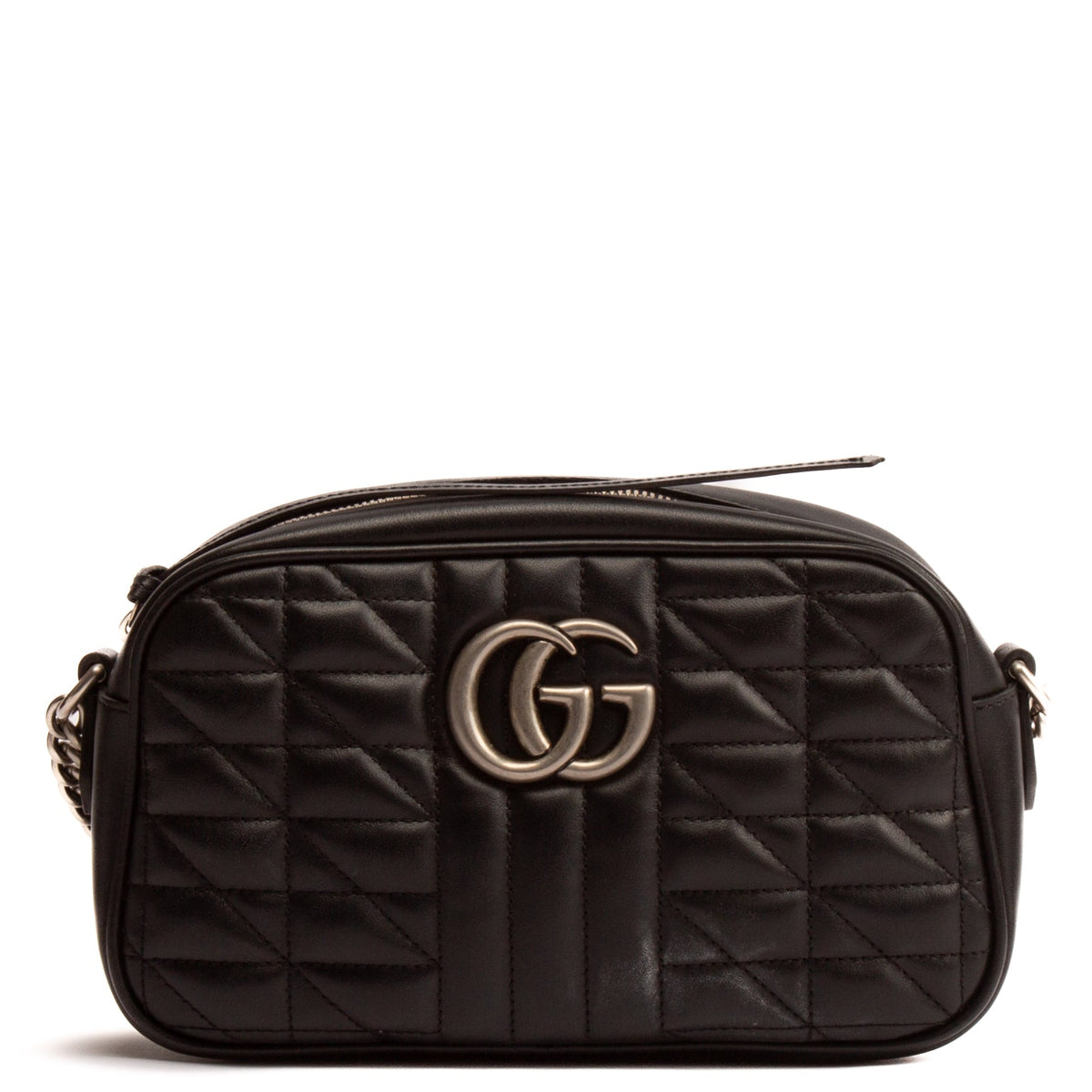 GUCCI GG Marmont Small Shoulder Bag - Black