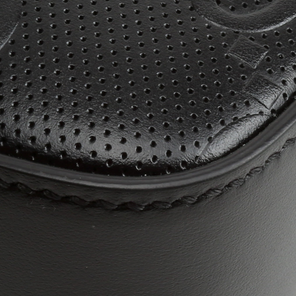GUCCI GG Embossed Sling Bag - Black