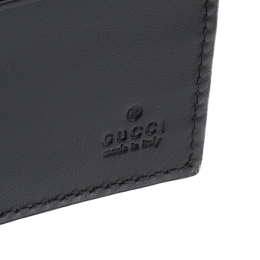 GUCCI Plutone Logo Wallet - Black OUTLET FINAL SALE