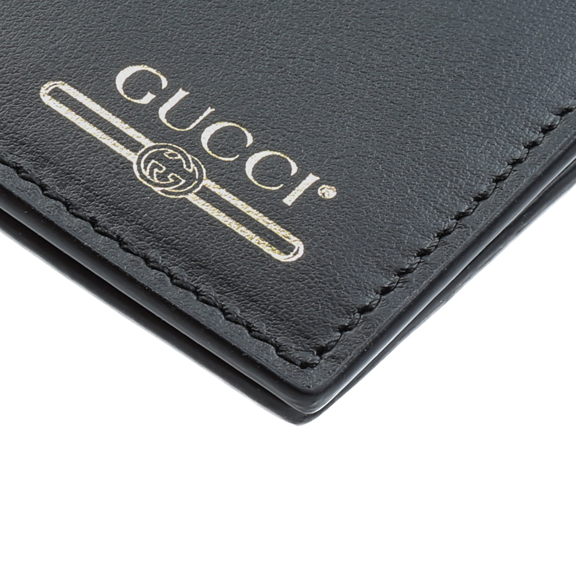 GUCCI Plutone Logo Wallet - Black OUTLET FINAL SALE