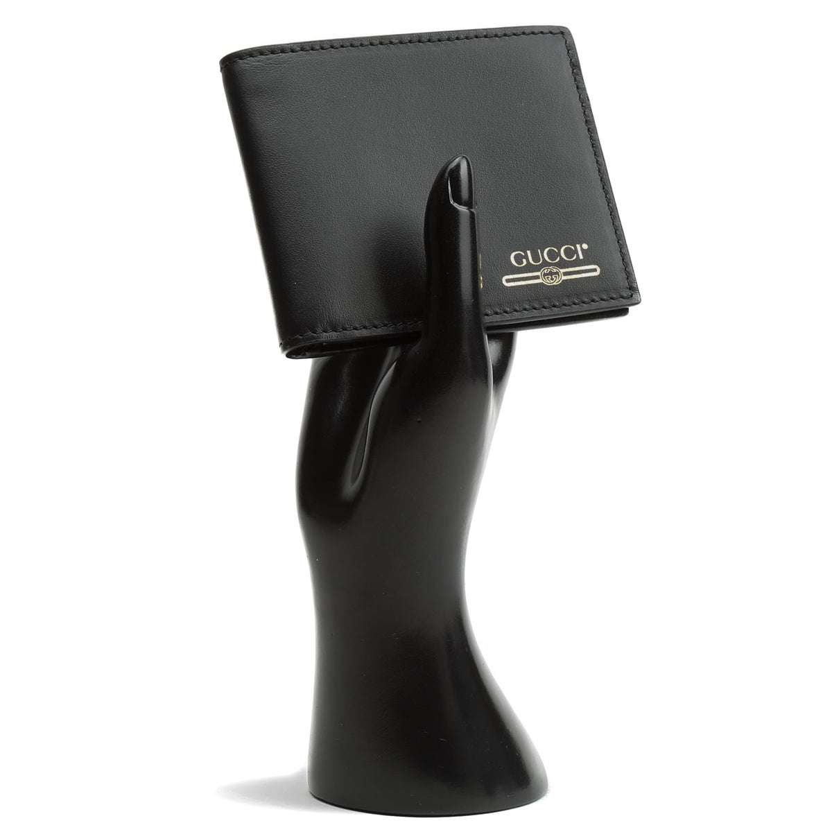 GUCCI Plutone Logo Wallet - Black OUTLET FINAL SALE