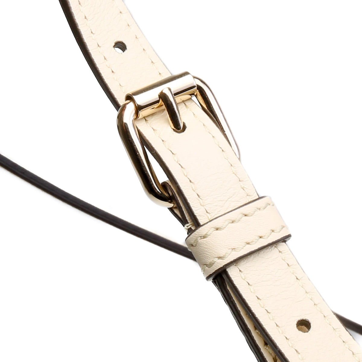 GUCCI Microguccissima Margaux Satchel - Cream