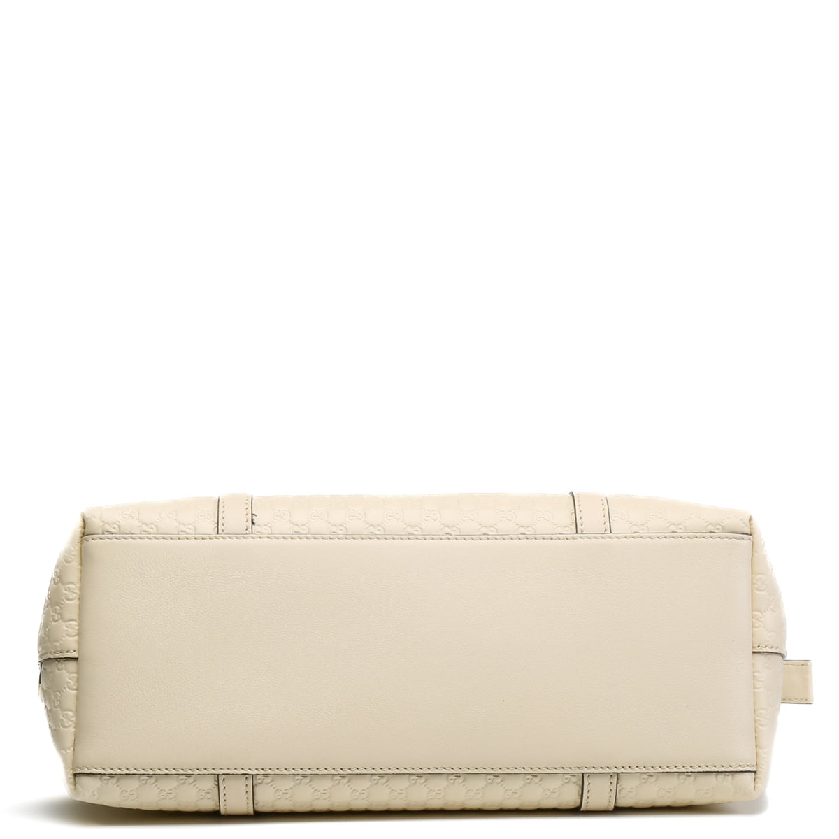 GUCCI Microguccissima Margaux Satchel - Cream
