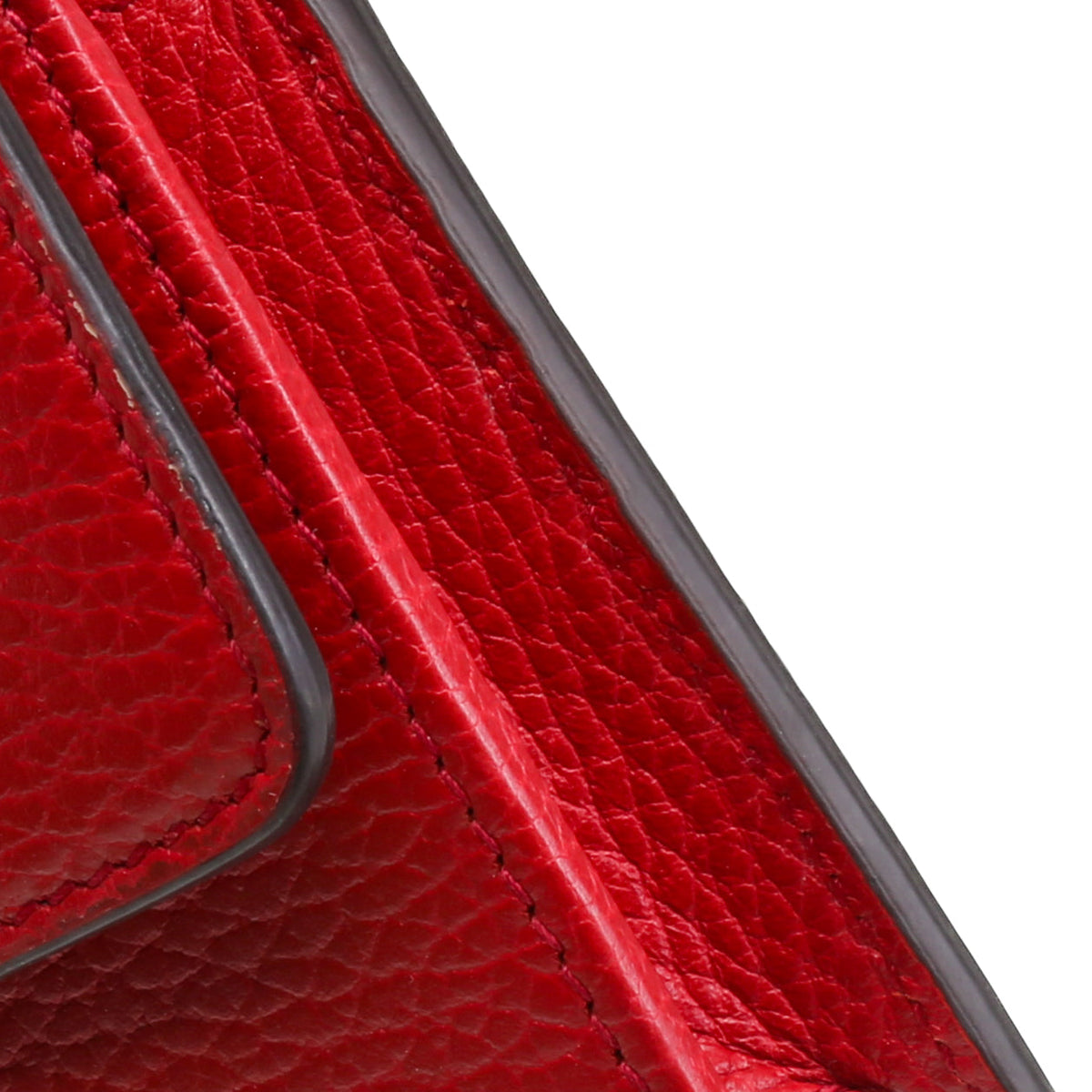 GUCCI Icon Interlocking G Wallet on Chain - Red