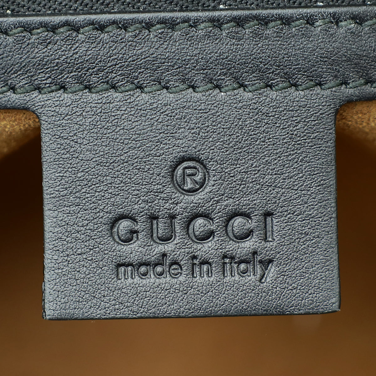 Gucci Tricolor GG Supreme Padlock Top Handle Bag