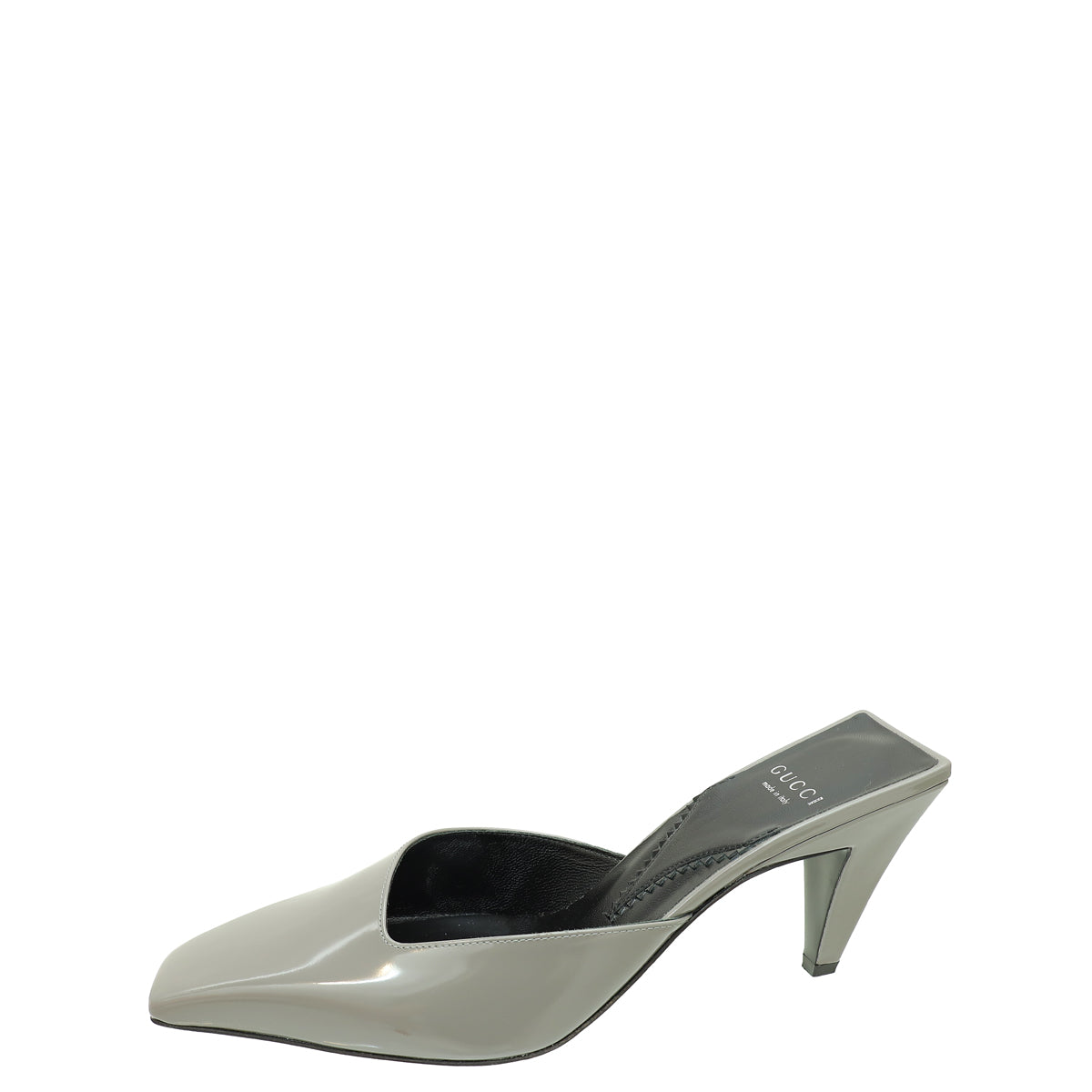 Gucci Dusty Grey Interlocking G Mules 37