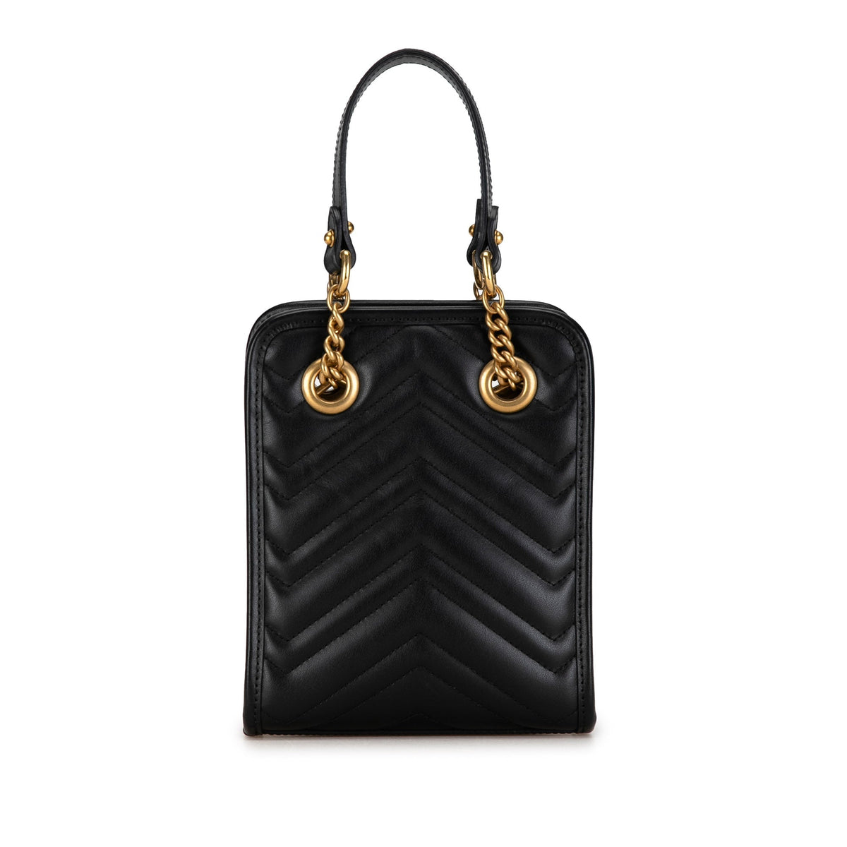 GUCCI GG Marmont Matelasse Mini Tote Satchel