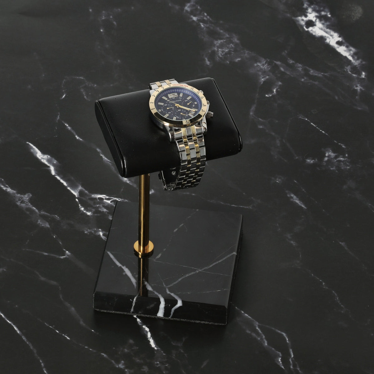 SteelTime Deluxe Leather Padded Watch Display Stand
