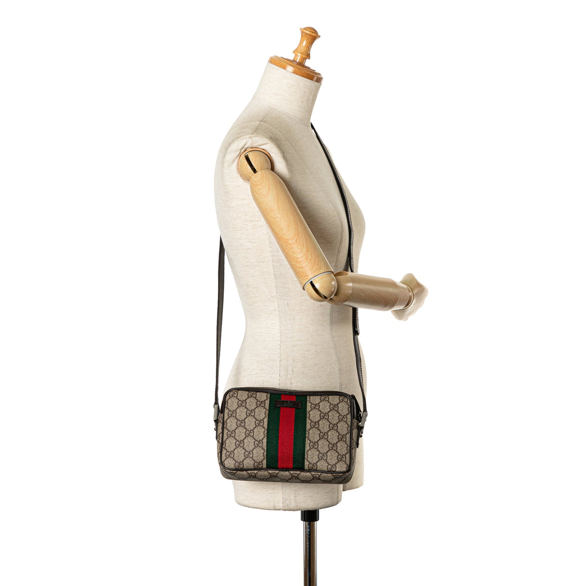 GUCCI GG Supreme Web Crossbody Crossbody Bag