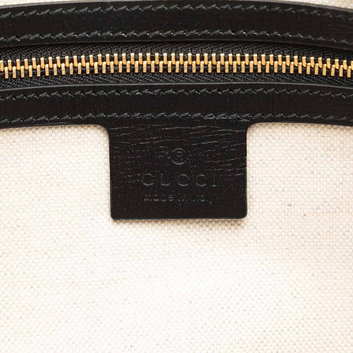 GUCCI Small GG Print Leather Jackie 1961 Bag