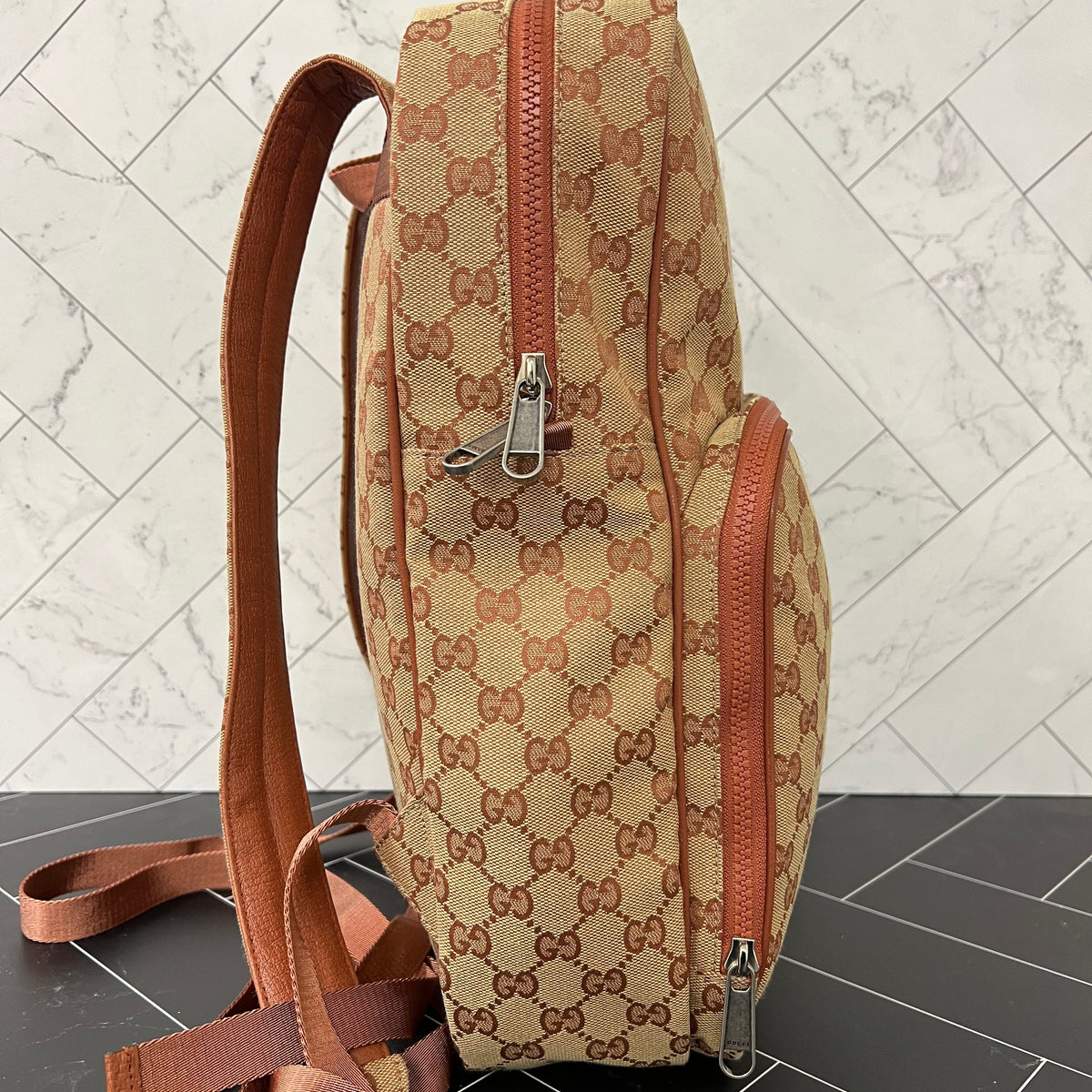 BRAND NEW Gucci NY Yankees Canvas Large Backpack