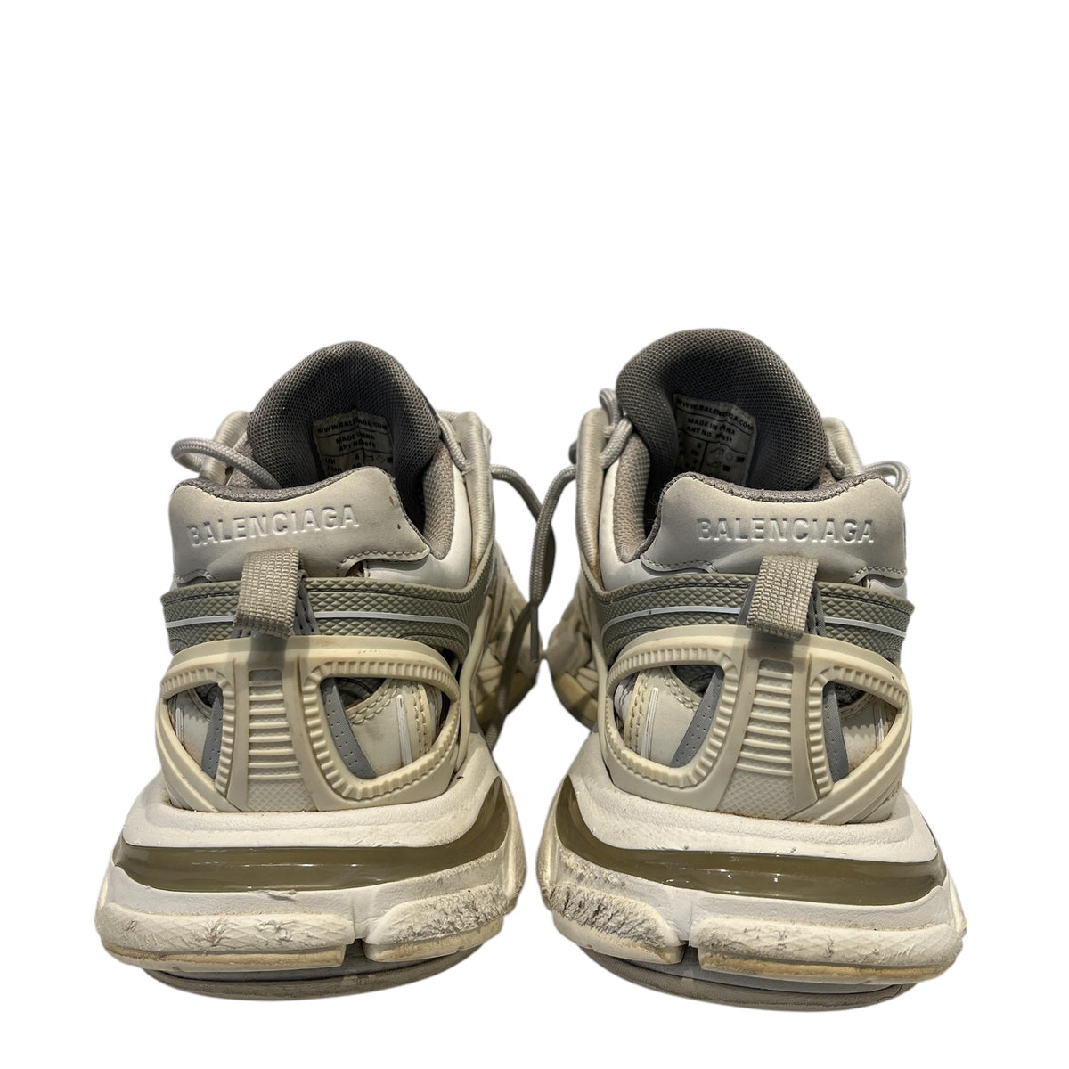 balenciaga/Low-Sneakers/US 7/Leather/WHT/TRACK.2 (WHITE)
