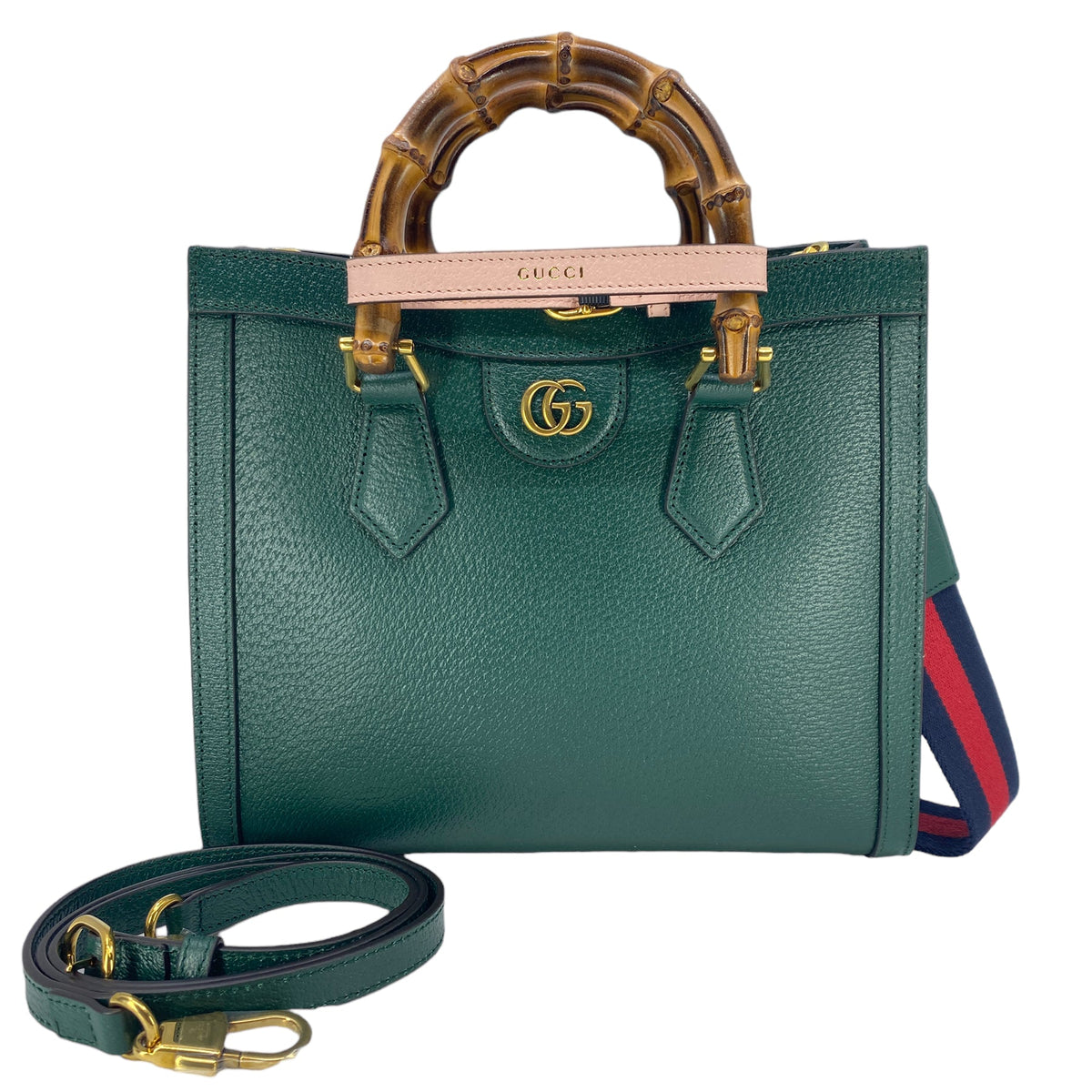 Gucci Diana Small Tote in Green
