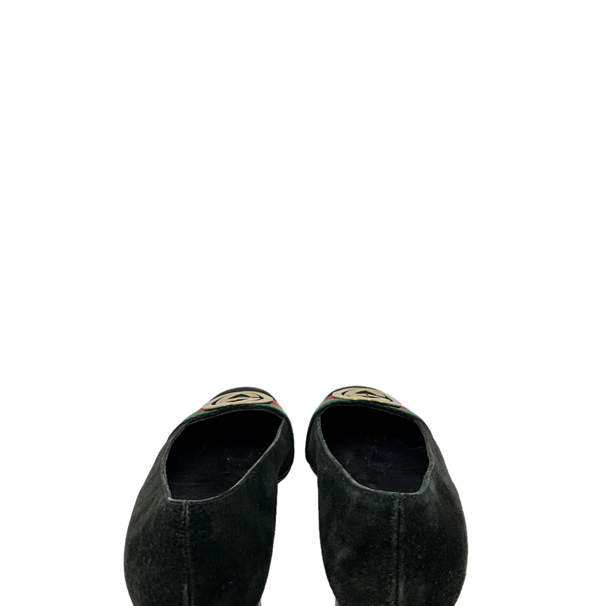 Gucci Black Velvet Flats size 8
