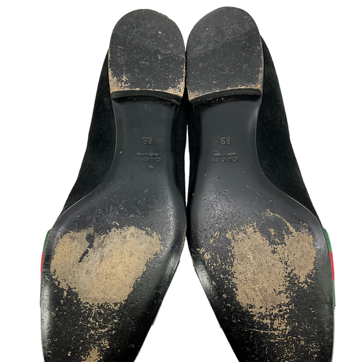 Gucci Black Velvet Flats size 8