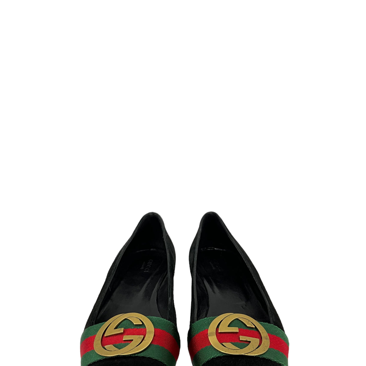 Gucci Black Velvet Flats size 8