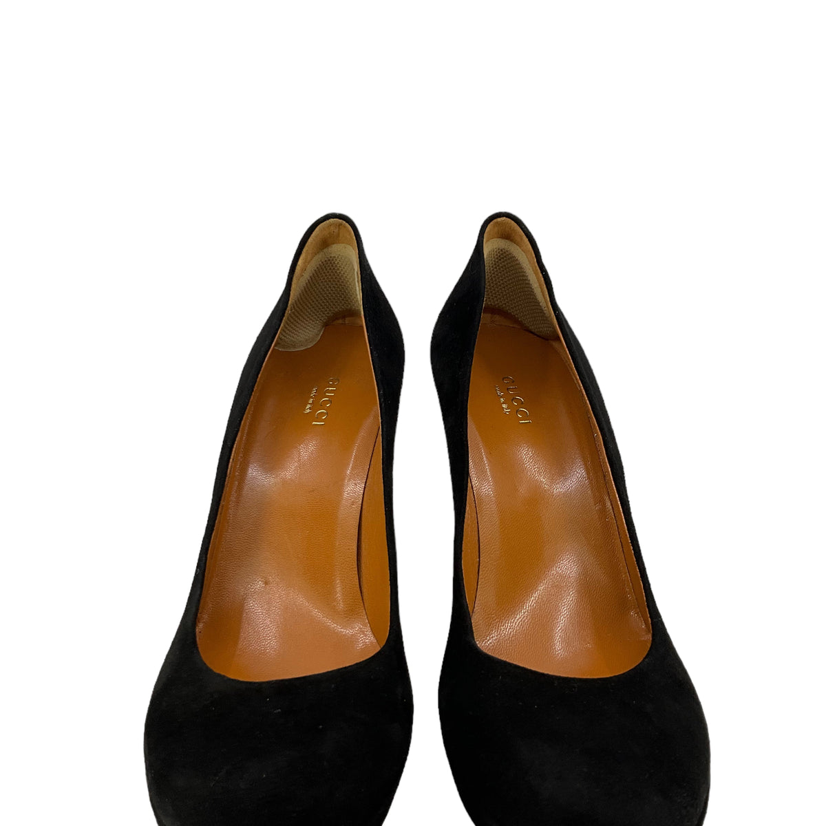 Gucci Brown Suede Platform Pumps Size 9