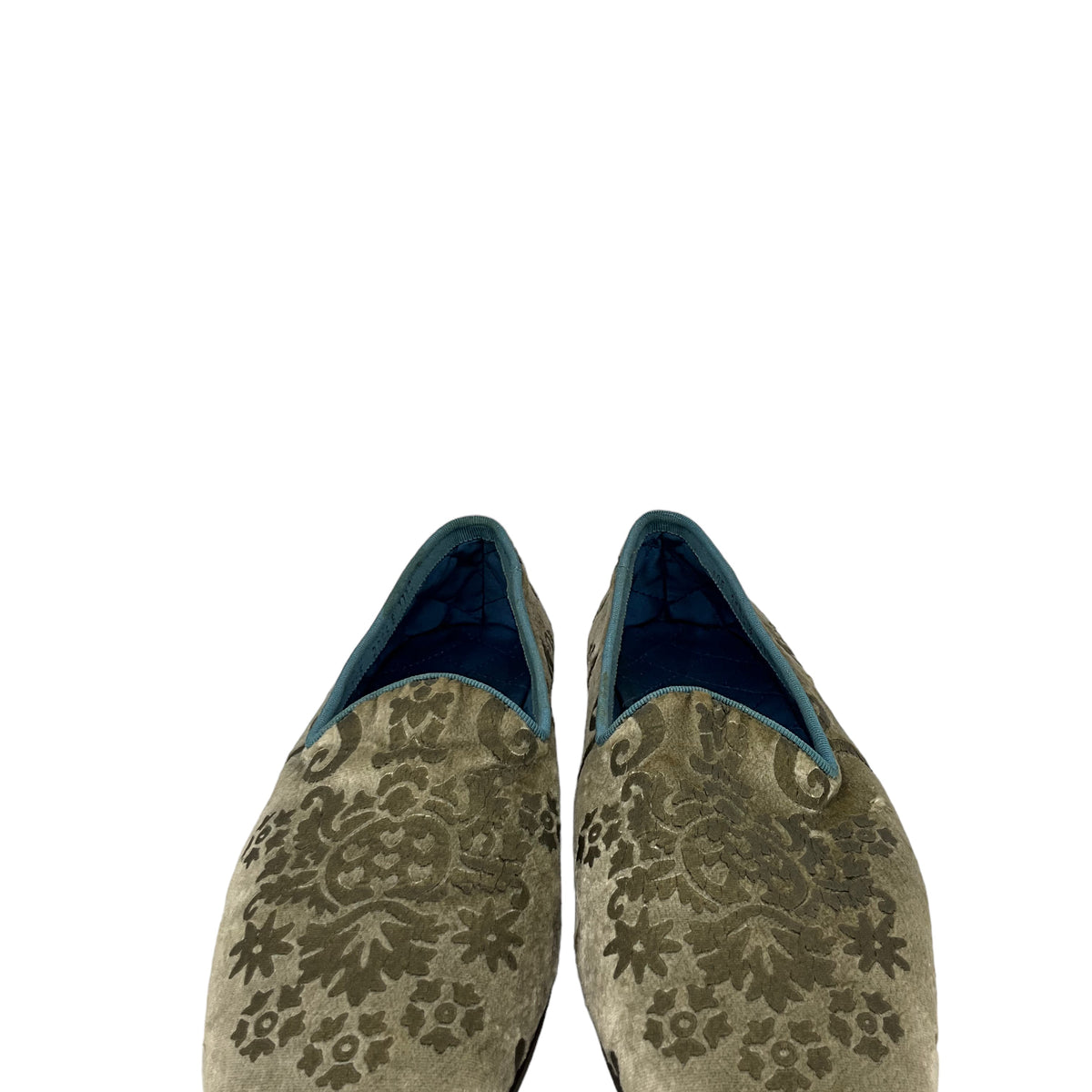 Gucci Gold Brocade Flats Size 7.5