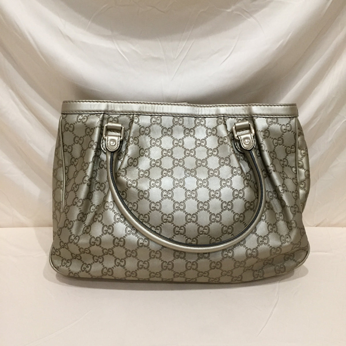 Gucci Gold GG Leather Tote Sku# 71962