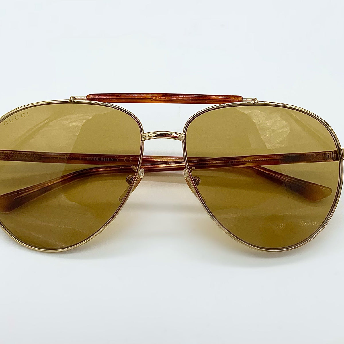 GUCCI AVIATOR SUNGLASSES GG0014S