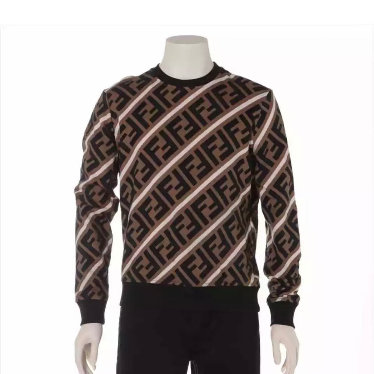 FENDI Zucca 19 Years Cotton Men's Sweatshirt