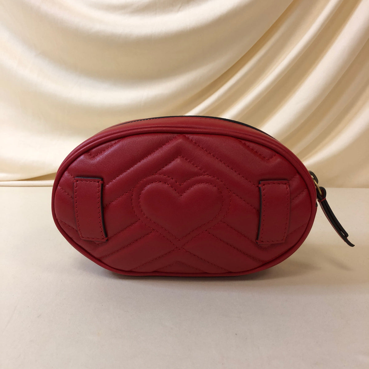Gucci Red Leather Belt Bag 75/30 Sku# 63743