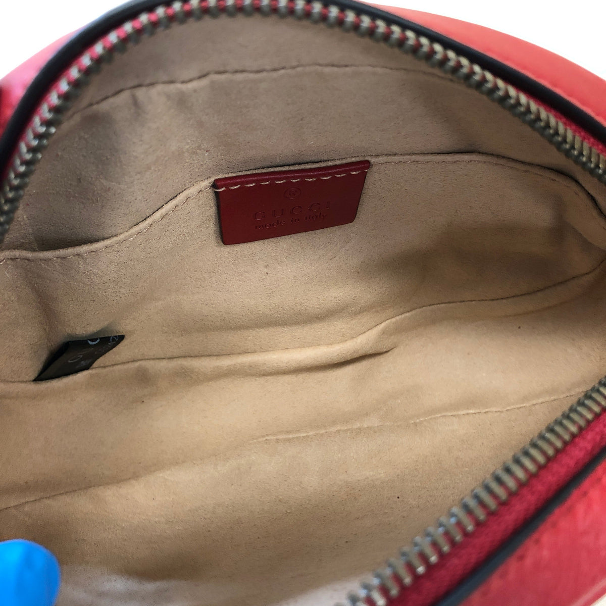 Gucci Red Leather Belt Bag 75/30 Sku# 63743