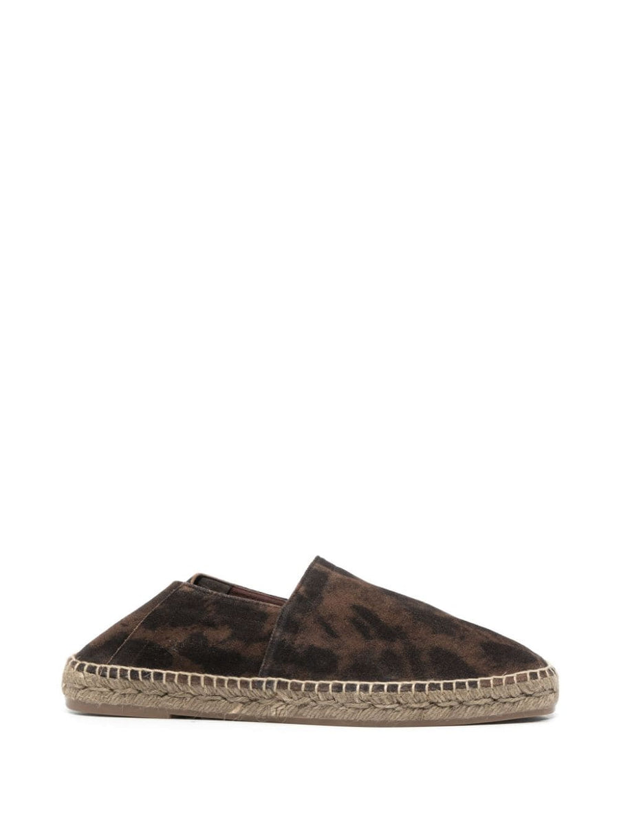 CHEETAH PRINT SUEDE ESPADRILLES